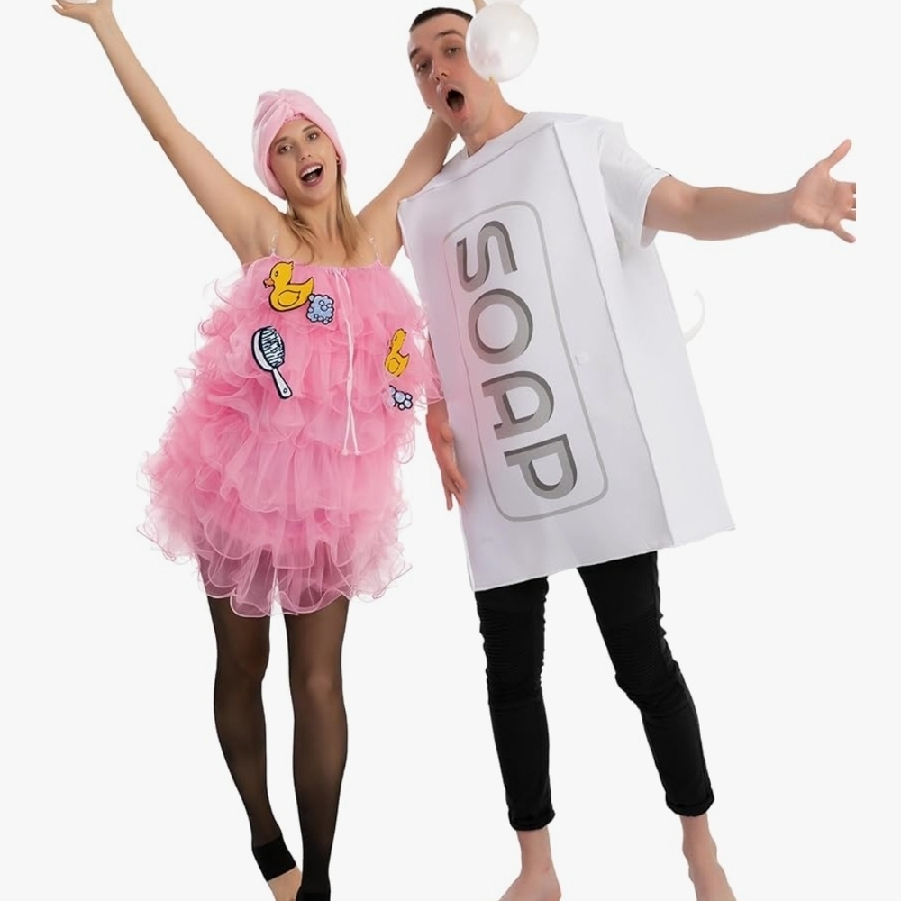 Pink Loofah And Soap Costumes